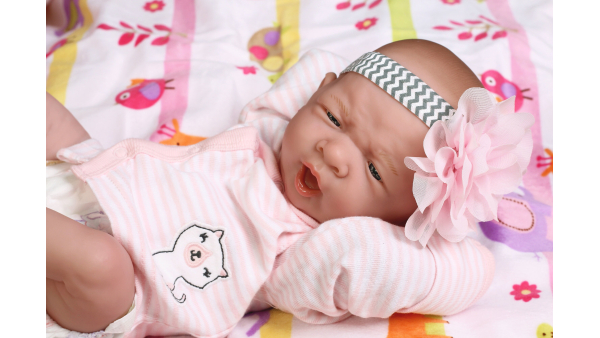 My Baby Realistic Berenguer 15 inches Anatomically Correct Real Girl Baby Washable Doll Soft Vinyl Accessories