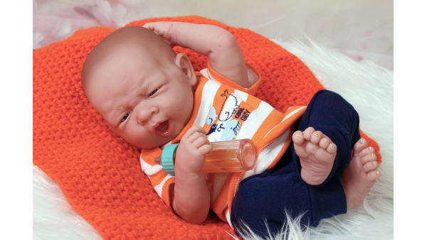 Cute and Beautiful Baby BOY Sooo Sweet 14 Inches Life Like Pacifier + Extras