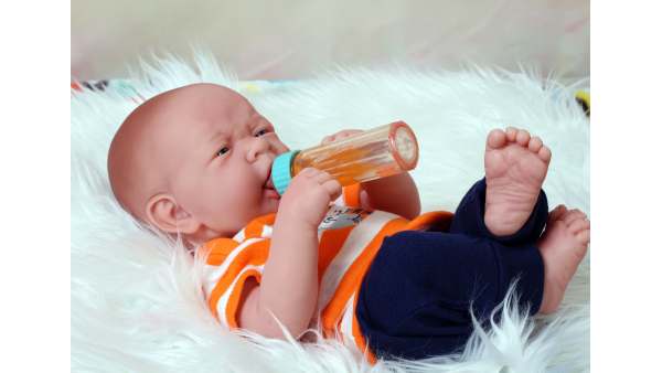 Cute and Beautiful Baby BOY Sooo Sweet 14 Inches Life Like Pacifier + Extras