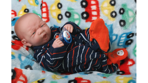 Cute and Beautiful Baby BOY Sooo Sweet 14 Inches Life Like Pacifier + Extras