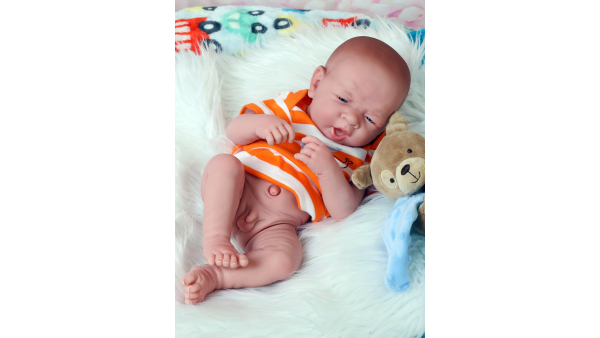 Cute and Beautiful Baby BOY Sooo Sweet 14 Inches Life Like Pacifier + Extras