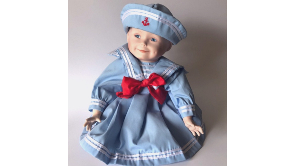 Vintage Ashton Drake Galleries Porcelain Doll "Amanda" Yolanda's Collection from Edwin M. Knowles with Original Boxes and Papers