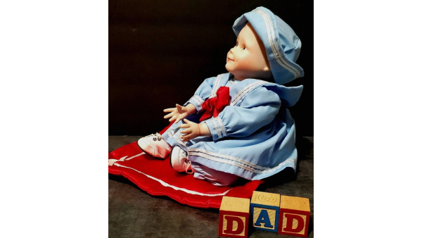 Vintage Ashton Drake Galleries Porcelain Doll "Amanda" Yolanda's Collection from Edwin M. Knowles with Original Boxes and Papers