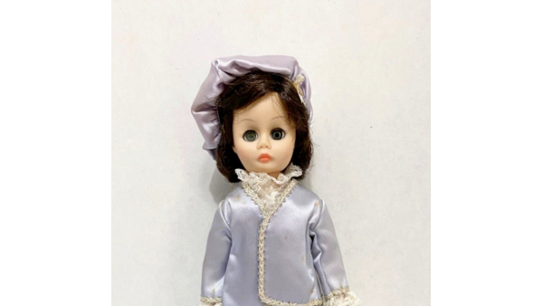 Vintage 1972 Madame Alexander Doll  "Blue Boy"  Portrait Children Series w/ Kaiser Doll Stand, does not contain box