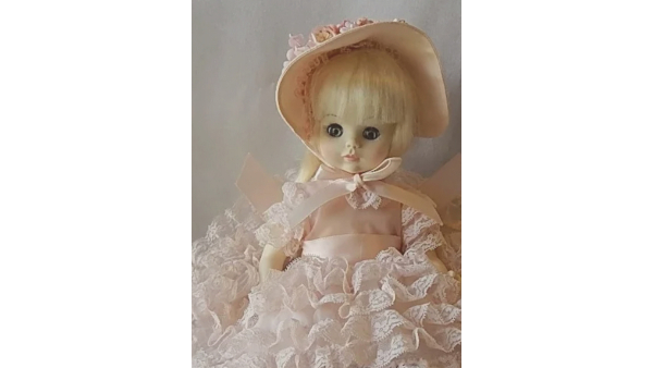Vintage Antique Madame Alexander RENOIR 13" Portrait Children 1972-86 Doll No. 1578 w/ Kaiser Doll Stand, does not contain box