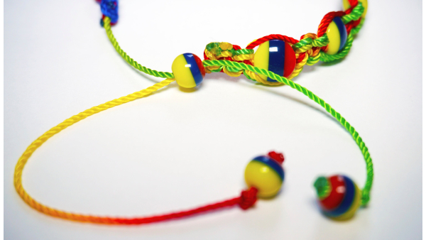 Typical Handmade Bracelet Made By Native Artisans Colombia Ecuador Venezuela