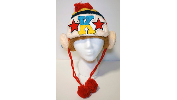 Handmade Fashionable Women Hat Stretch Wool w/Warm Ear Covers Ideal for Winter Snow Ski FITS Any Size (RED COLOR)