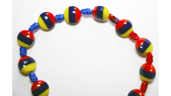 Typical Handmade Bracelet Made By Native Artisans Colombia Ecuador Venezuela