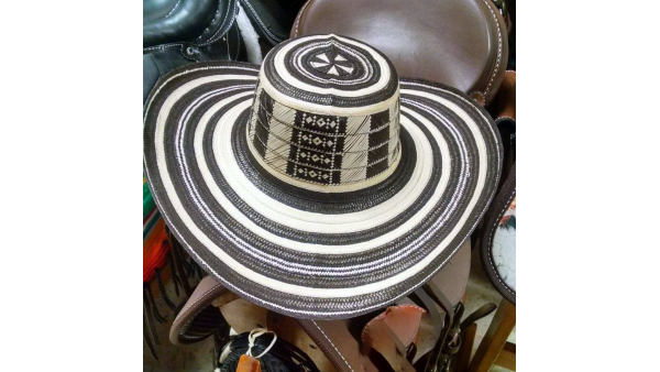 Sombrero Artesanal Colombiano Sombrero Sinuano vueltiao Caña Arrow 19 Vueltas Vueltas Sombrero Hombres Mujeres Vaquero Occidental Vaquera