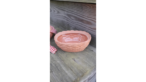 Antique Vintage Little Rabbit Bowl Bunny Rabbit Easter Clay Ceramic Bowl Home Easter Kitchen Home Vintage Terrina Cover Conejo de Arcilla