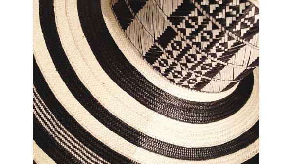 Sombrero Artesanal Colombiano Sombrero Sinuano vueltiao Caña Flecha 20 Vueltas Sombrero Hombres Mujeres Regalo Especial para Todas las Edades y Ocasiones