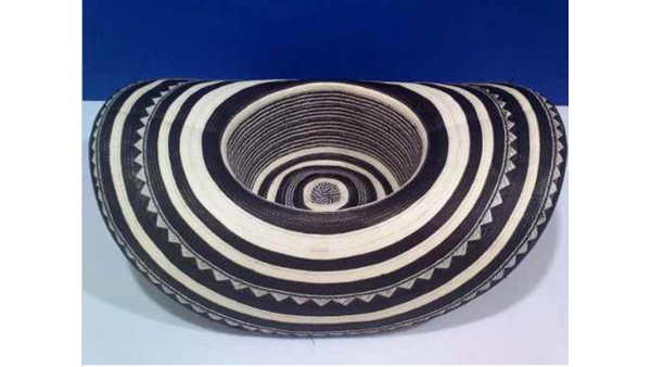 Sombrero Artesanal Colombiano Sombrero Sinuano vueltiao Caña Flecha 20 Vueltas Sombrero Hombres Mujeres Regalo Especial para Todas las Edades y Ocasiones