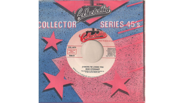 Rod Stewart: lo llevas bien, sé que te estoy perdiendo, género rock, pop; Vinilo, 7", 45 RPM, Sencillo 1992
