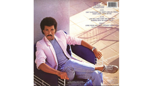 Lionel Richie Can't Slow Down Disco Vinyl LP 1983 Vintage Antique Beautiful Joya Melodies