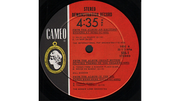 Varios 4:35 Serie de sonido estéreo Grabación de demostración Género Jazz Classical LP 1962 Compilación Sampler Stereo