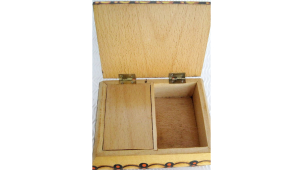 Caja de música de madera vintage Austria Movimiento suizo Emperadores 'Vals Pock Art 1940 Lipizzan