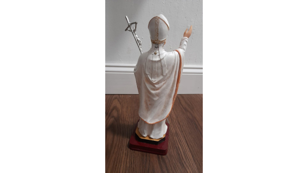 San Juan Pablo II 13 pulgadas Karol Józef Wojtyla Papa Peregrino Católico La gran imagen para capilla hogar o Iglesia Influyente Papa Polaco