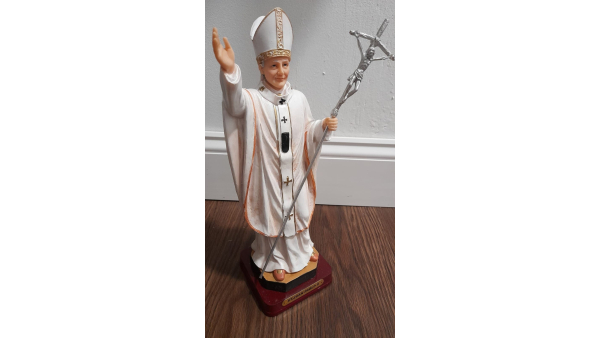 San Juan Pablo II 13 pulgadas Karol Józef Wojtyla Papa Peregrino Católico La gran imagen para capilla hogar o Iglesia Influyente Papa Polaco