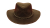 Genuine Leather Aussie Style Cowboy Hat Australian Western Cowboy Cowgirl Hat Outback, Australiano Cuero Aussie Sombrero Cuero Vaquero