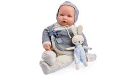 Soft Body Boutique Baby Doll 17" W/ Blanket Bottle, Pacifier And Birth Certificate Preemie Berenguer Life Like Reborn Pacifier Doll + Extras