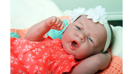 Reborn Baby Doll Lifelike Preemie Baby Newborn Pacifier Doll All Vinyl Realistic 15" inch Anatomically Correct Real Girl Berenguer Baby Doll