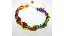 Typical Handmade Bracelet Made By Native Artisans Colombia Ecuador Venezuela