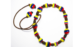 Typical Handmade Bracelet Made By Native Artisans Colombia Ecuador Venezuela