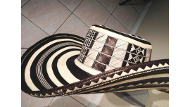 Sombrero colombiano hecho a mano Sombrero Sinuano vueltiao Caña Arrow 21 Vueltas Vueltas Sombrero Hombres Mujeres Regalo especial para todas las edades y ocasiones