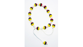 Pulsera Colombiana Hecha a Mano Con Cuentas Tricolor Abalorios Regalo para su Regalo para Hombres Brazalete Tipico Unisex Joyeria Impermeable