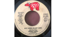 Irene Cara – Out Here On My Own- A Fame, Género Electrónico, Funk, Soul, Pop; Vinilo, 7" 1980, Éxitos antiguos