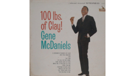Las 100 libras de Gene McDaniel. ¡De arcilla! Vinilo LP 1961 Álbum Estéreo Hollywood Presionado Género Funk Soul