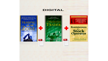 Trading in the zone by Mark Douglas + The disciplined Trader + Reminiscences Stock operator
