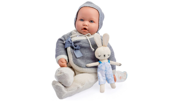 Soft Body Boutique Baby Doll 17" W/ Blanket Bottle, Pacifier And Birth Certificate Preemie Berenguer Life Like Reborn Pacifier Doll + Extras