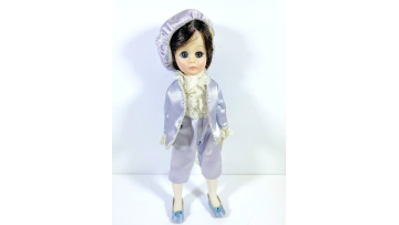 Vintage 1972 Madame Alexander Doll  "Blue Boy"  Portrait Children Series w/ Kaiser Doll Stand, does not contain box