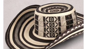 Sombrero vueltiao, sombrero colombiano, sombrero hecho a mano, sombrero de flecha de caña, 19 vueltas, sombrero de 20 vueltas, sombrero tradicional, sombrero para el sol, diseñado por indígenas colombianos