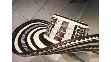 Sombrero colombiano hecho a mano Sombrero Sinuano vueltiao Caña Arrow 21 Vueltas Vueltas Sombrero Hombres Mujeres Regalo especial para todas las edades y ocasiones