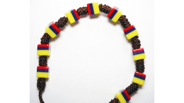 Pulsera cuentas tricolor hecho a mano hecho a mano abalorios regalo para su regalo para los hombres colombianos brazalete Tipico Unisex Joyeria impermeable